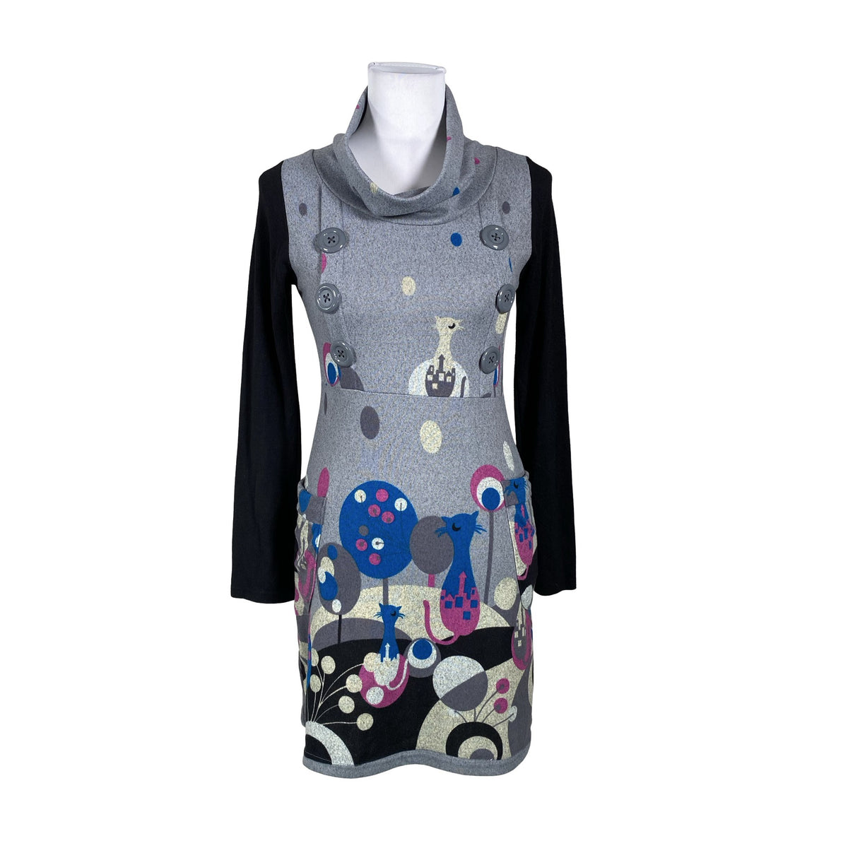 Unisex Smash - Knit dress, size 36 - Gray (1)