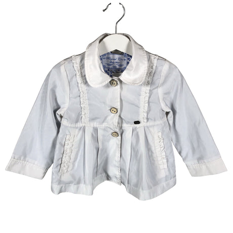 Unisex Chic - Trench coat, size 62 - 68 - White ()