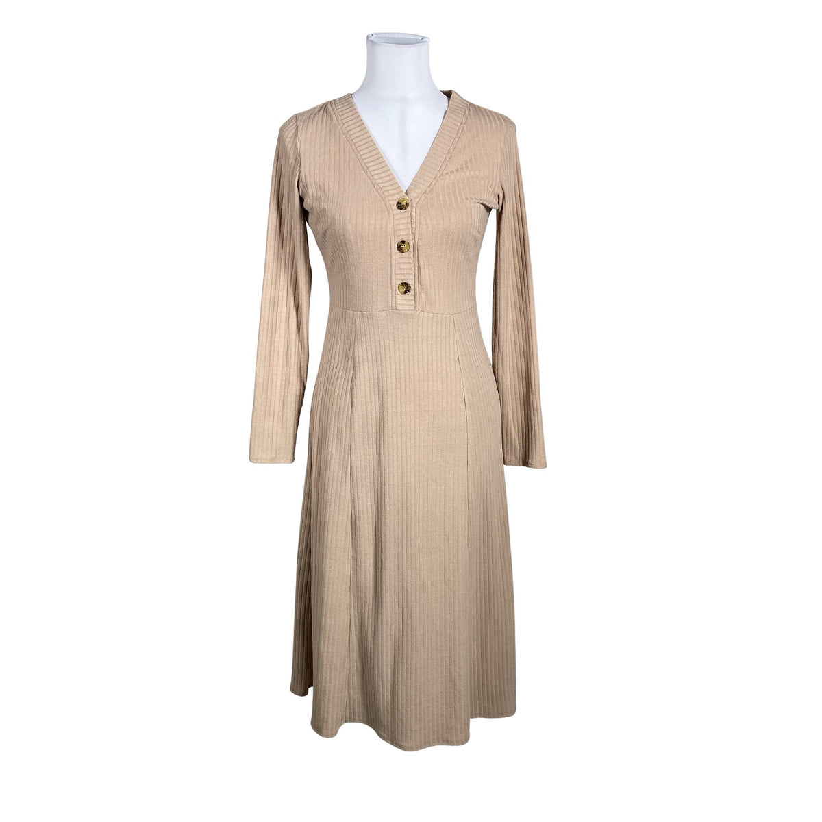 Unisex Dorothy Perkins - Tricot dress, size 36 - Beige (1)