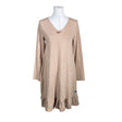 Unisex Blooming - Tricot dress, size 38 - Light pink ()