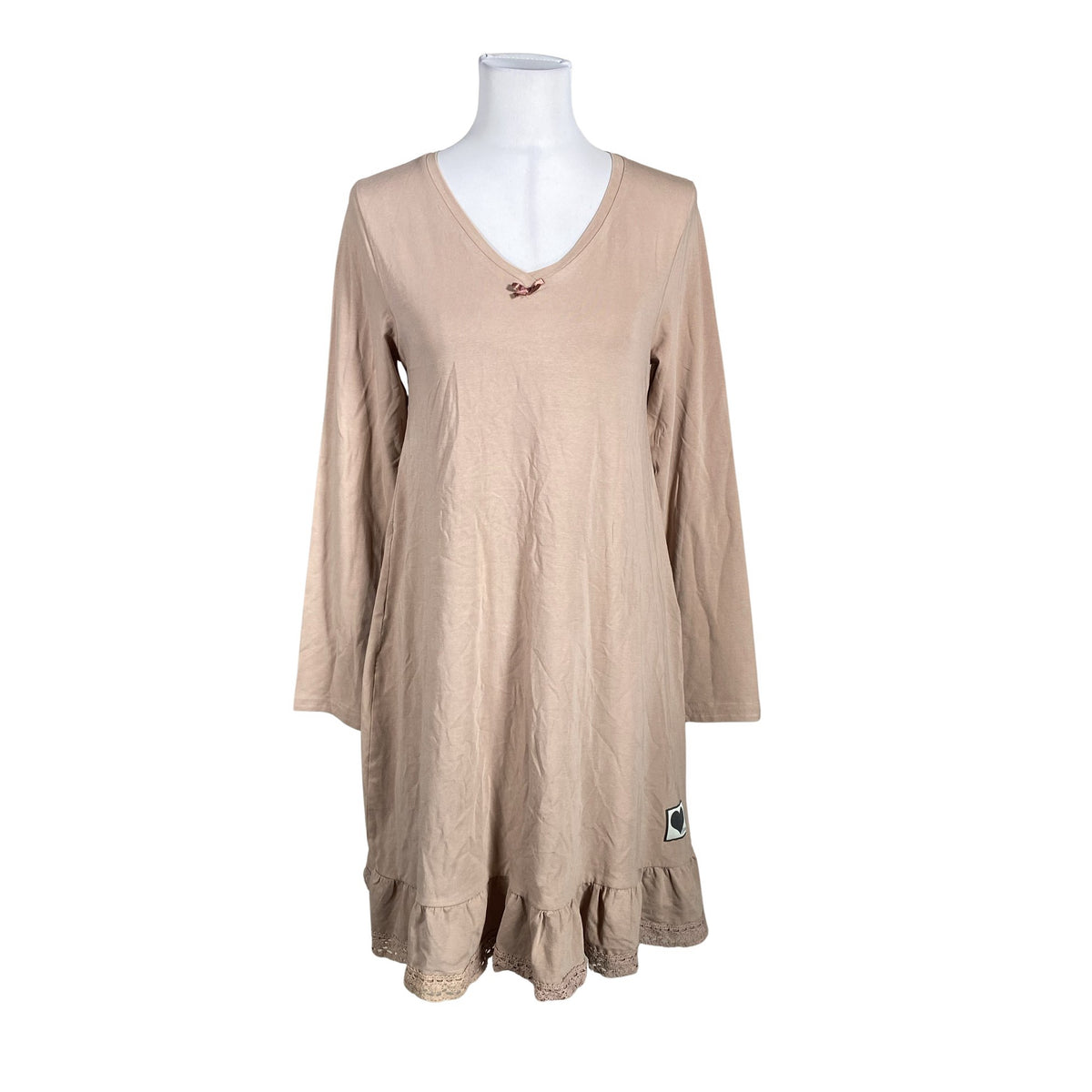 Unisex Blooming - Tricot dress, size 38 - Light pink (1)