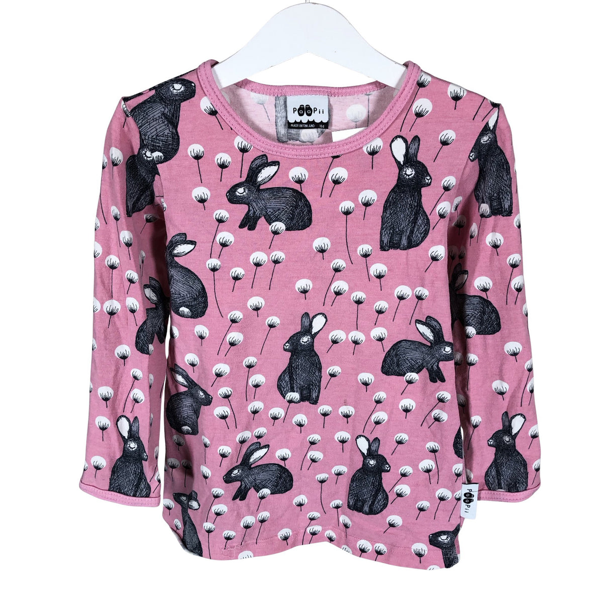 Unisex PaaPii - Tricot shirt, size 98 - 104 - Light pink (1)