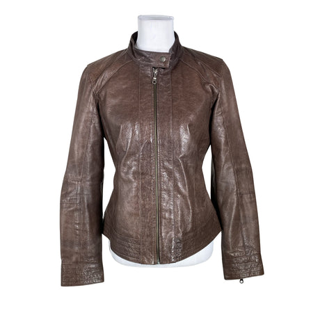 Unisex Green House - Leather jacket, size 40 - Brown ()