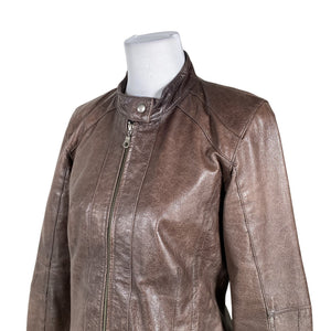Unisex Green House - Leather jacket, size 40 - Brown (2)