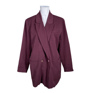 Unisex Fransa - Jacket, size 40 - Wine red (1)