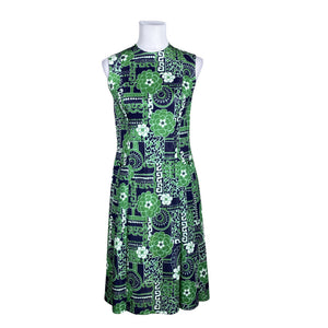 Unisex Diolen - Tricot dress, size 34 - Blue (1)