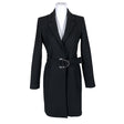 Unisex Versace Jeans - Wool coat, size 36 - Black ()
