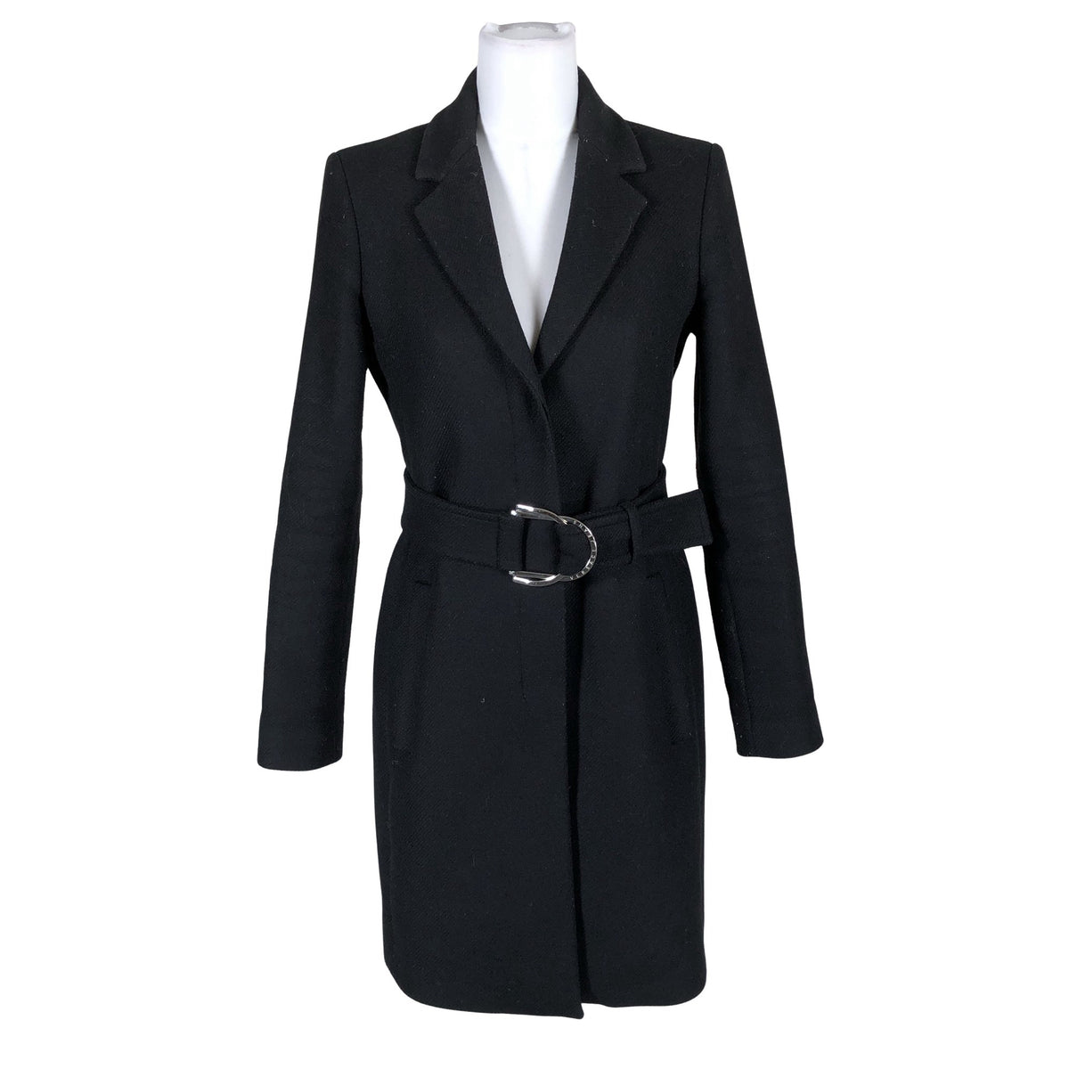 Unisex Versace Jeans - Wool coat, size 36 - Black (1)