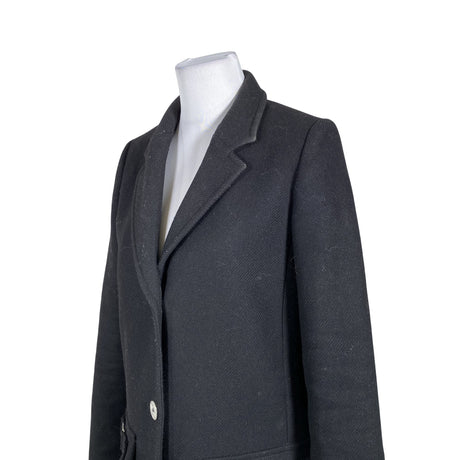 Unisex Versace Jeans - Wool coat, size 36 - Black (2)