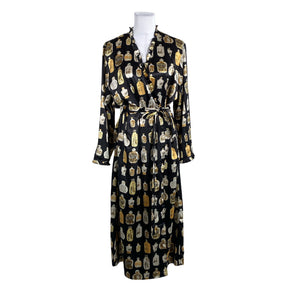 Unisex Järvi Muoti - Dressing gown, size 40 - Black (1)