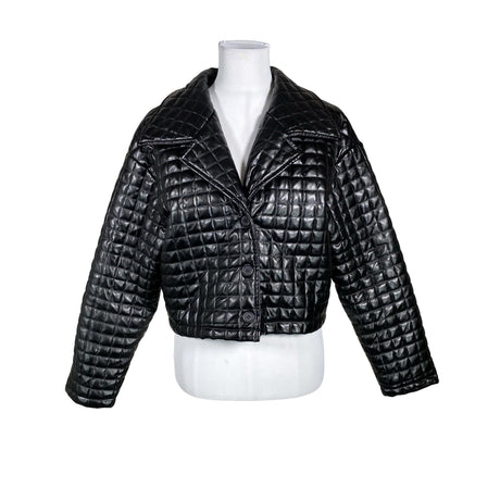Unisex Na-KD - Quilted jacket, size 38 - Black ()