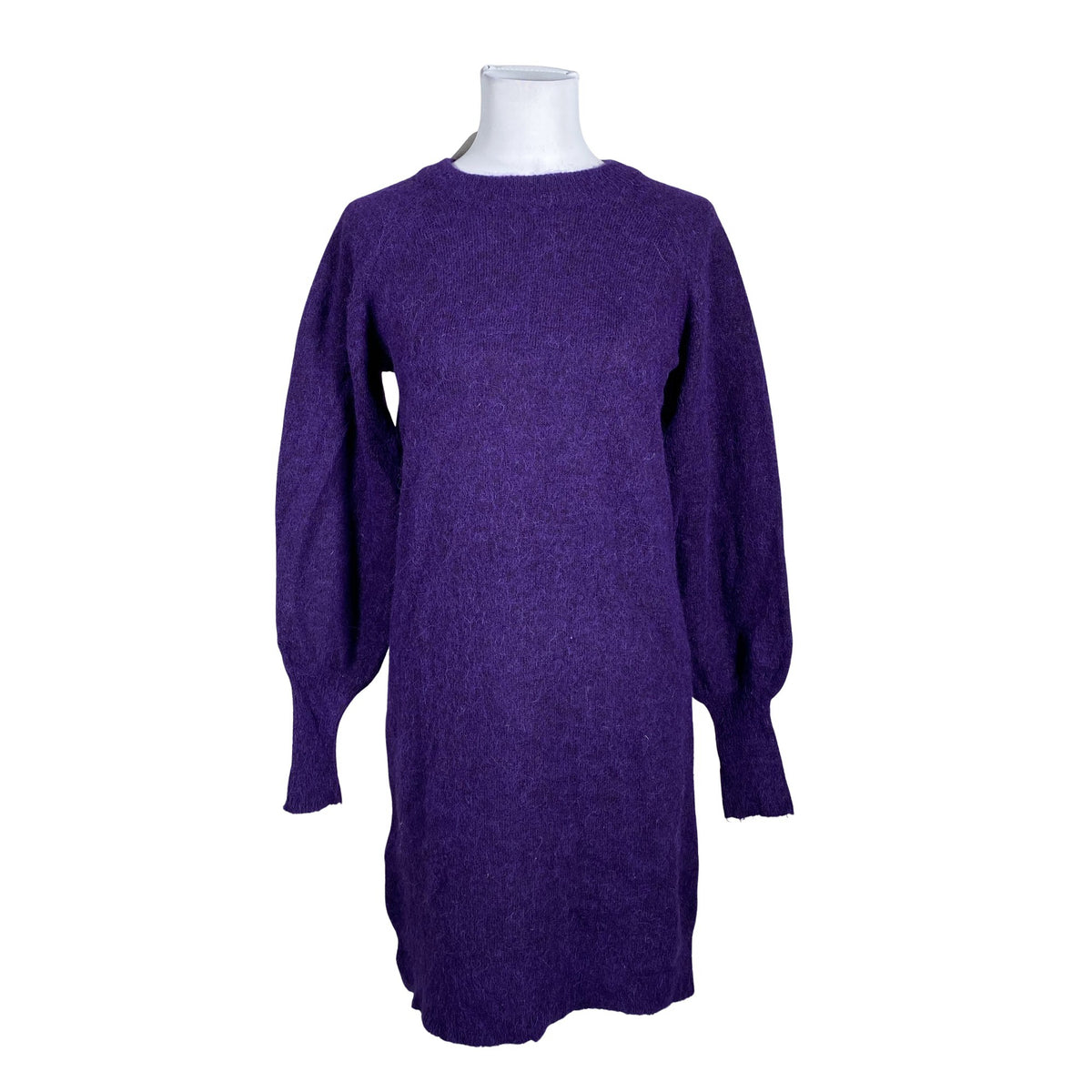 Unisex Selected - Knit dress, size 34 - Violet (1)