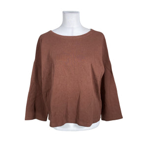 Unisex Kaiko - Tricot shirt, size 40 - Brown (1)