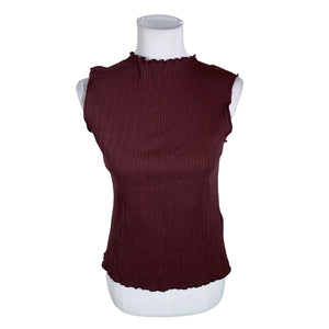 Unisex Lindex - Top, size 38 - Wine red (1)
