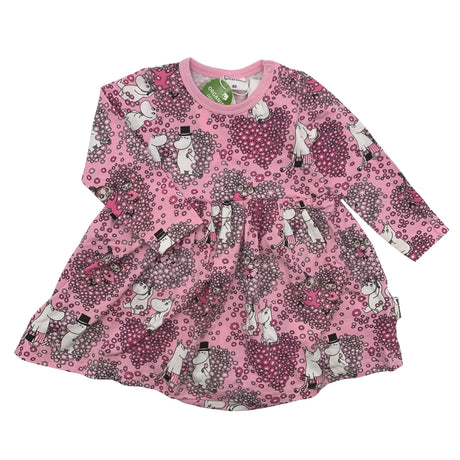 Unisex Moomin by Martinex - Tricot dress, size 74 - 80 - Light pink ()