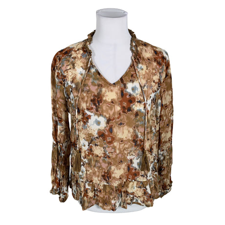 Unisex Cream - Blouse, size 38 - Brown ()
