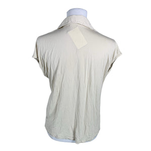 Unisex Opus - Short-sleeved blouse, size 38 - Beige (2)