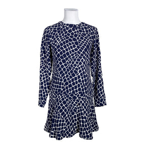 Unisex Michael Kors - Schiffon dress, size 34 - Blue (1)