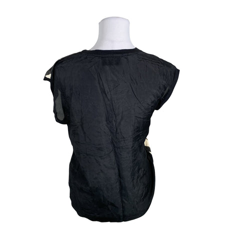 Unisex by Malene Birger - Short-sleeved blouse, size 36 - Black (2)