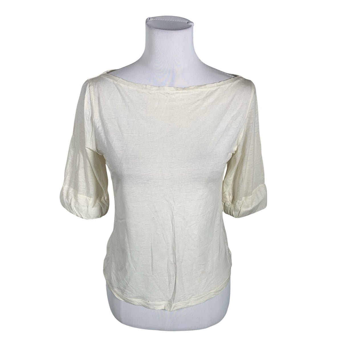 Unisex Filippa K. - T-shirt, size 38 - Natural white (1)