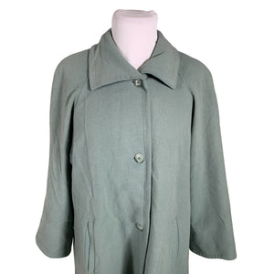 Unisex Fougstedts Tebewe - Wool coat, size 44 - Green (3)