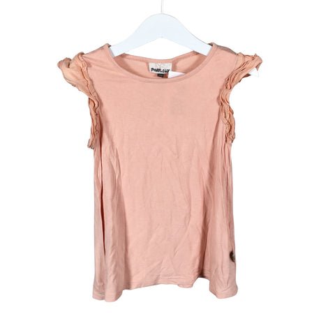 Unisex POMPdeLUX - Tricot tank top, size 116 - 122 - Light pink ()