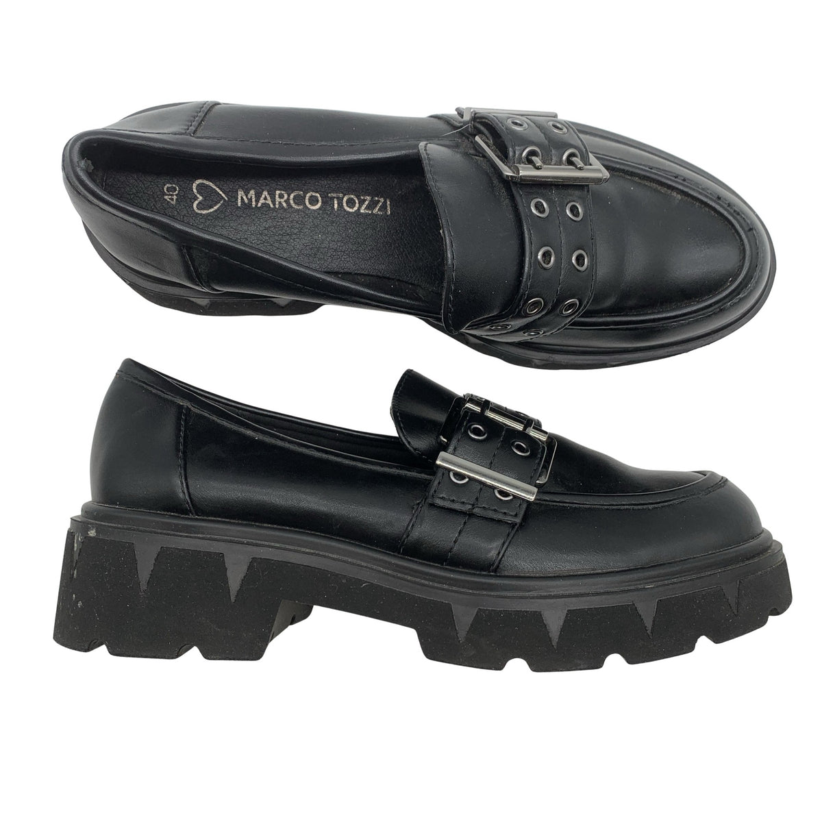 Unisex Marco Tozzi - Loafers, size 40 - Black (1)