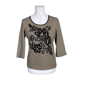 Unisex Taifun - Tricot shirt, size 38 - Beige (1)