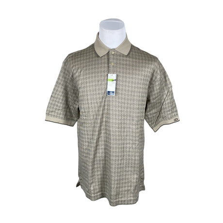 Unisex Dockers - Sports shirt, short sleeve, size M - Beige ()