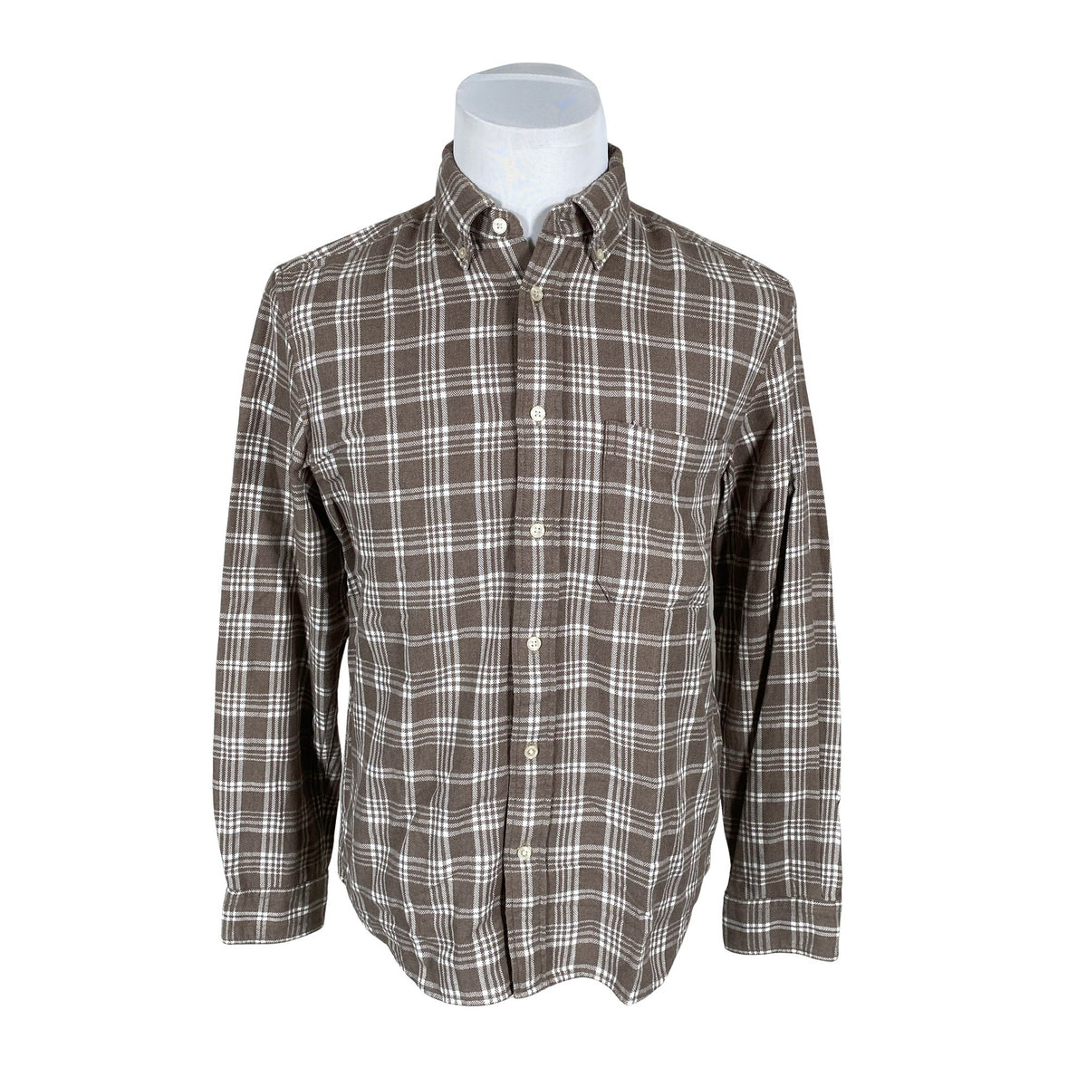 Unisex Marc O'Polo - Flannel shirt, size M - Brown (1)