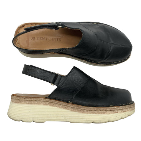 Unisex Ten Points - Slip-on shoes, size 38 - Black ()