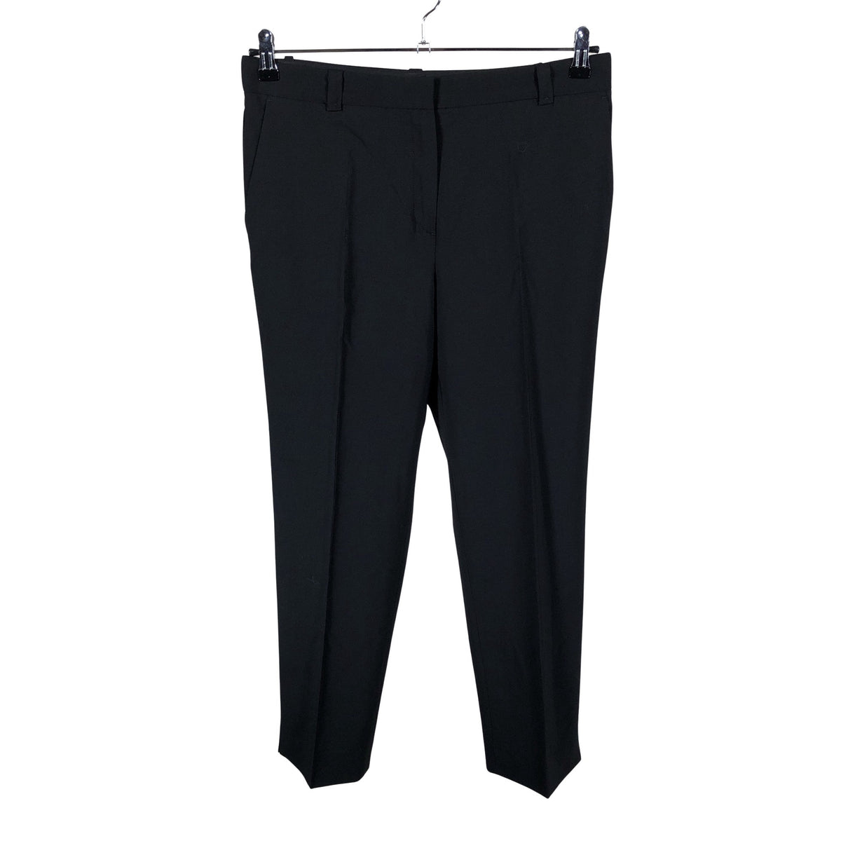 Unisex Massimo Dutti - Straight leg trousers, size 40 - Black (1)
