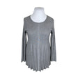 Unisex Free Quent - Knit tunic, size 44 - Gray ()