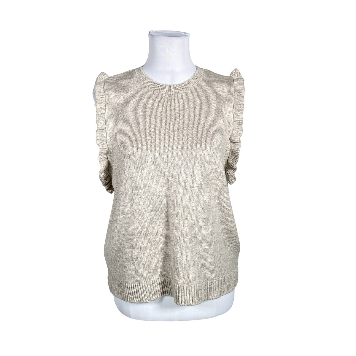 Unisex Modström - Knit vest, size 38 - Beige (1)
