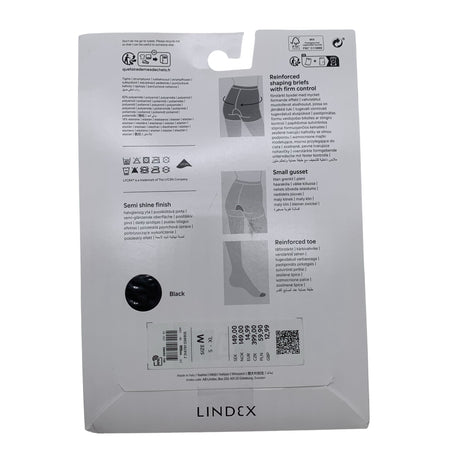 Unisex Lindex - Stockings, thin, size 38 - Black (2)