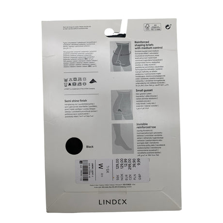 Unisex Lindex - Stockings, thin, size 38 - Black (2)
