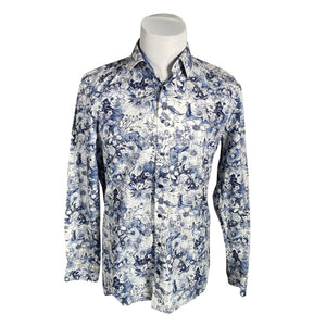 Unisex Olymp - Collared shirt, size L - Blue (1)