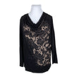 Unisex Samoon - Tricot shirt, size 46 - Black ()