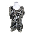 Unisex Voglia - Short-sleeved blouse, size 40 - Gray ()