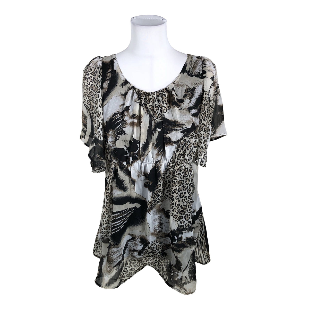 Unisex Voglia - Short-sleeved blouse, size 40 - Gray (1)