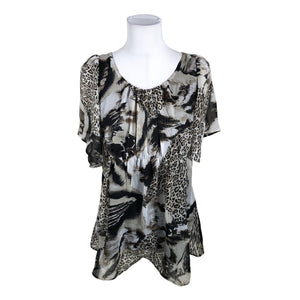 Unisex Voglia - Short-sleeved blouse, size 40 - Gray (1)