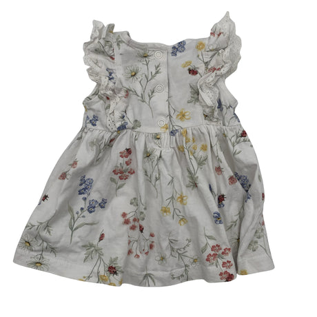 Unisex Newbie - Tricot dress, size 50 - 56 - White (2)