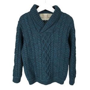 Unisex Aran Sweater Market - Sweater, size 116 - 122 - Blue (1)