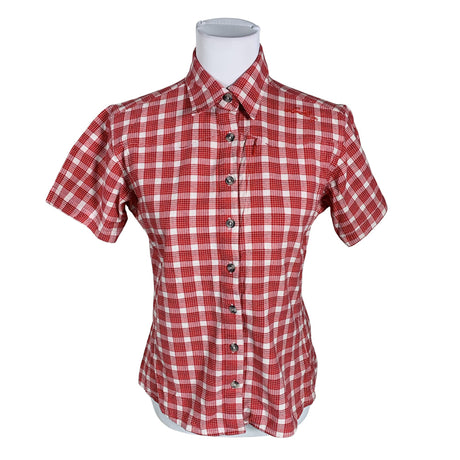 Unisex Lundhags - Collared shirt, size 40 - Red ()