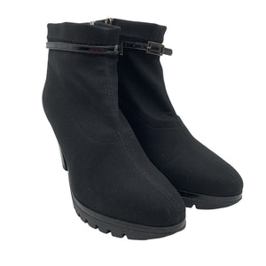 Unisex Red Shoe - Ankle boots, size 37 - Black (2)
