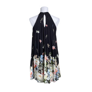 Unisex Lipsy London - Schiffon dress, size 36 - Black (2)