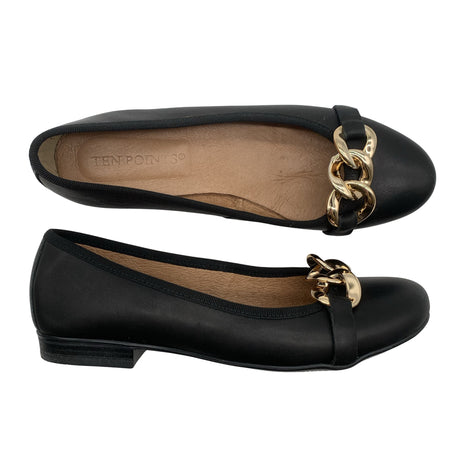 Unisex Ten Points - Ballerinas, size 38 - Black ()