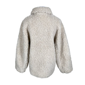 Unisex &Other Stories - Faux fur coat, size 38 - Beige (2)