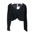 Unisex Lindex - Cardigan, size 134 - 140 - Black ()