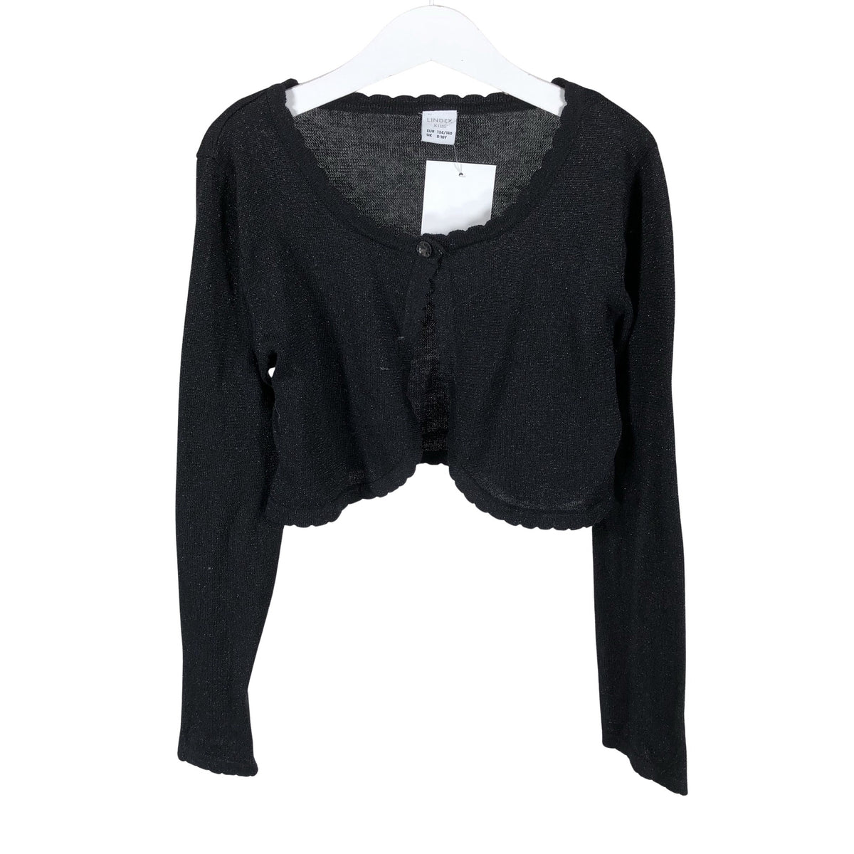 Unisex Lindex - Cardigan, size 134 - 140 - Black (1)
